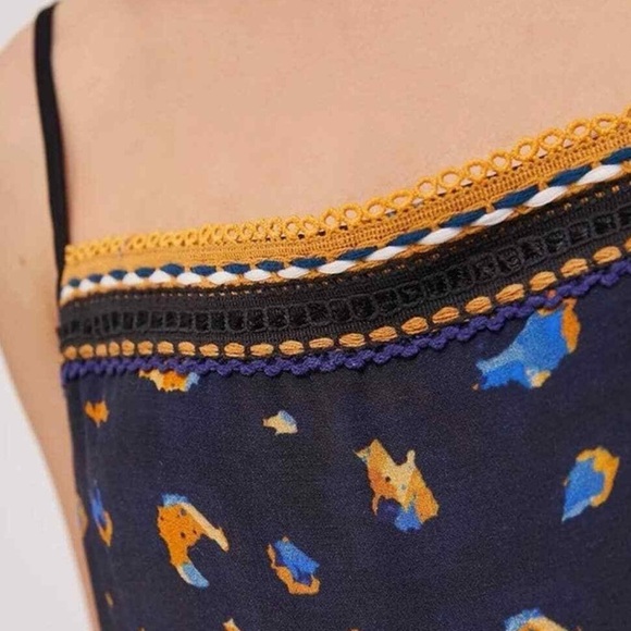 Anthropologie Bl_nk London Areena Tank Top Size Small Bohemian Viscose Printed S - Picture 2 of 12